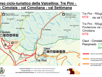 Claut - Cimolais - val Cimoliana - val Settimana 